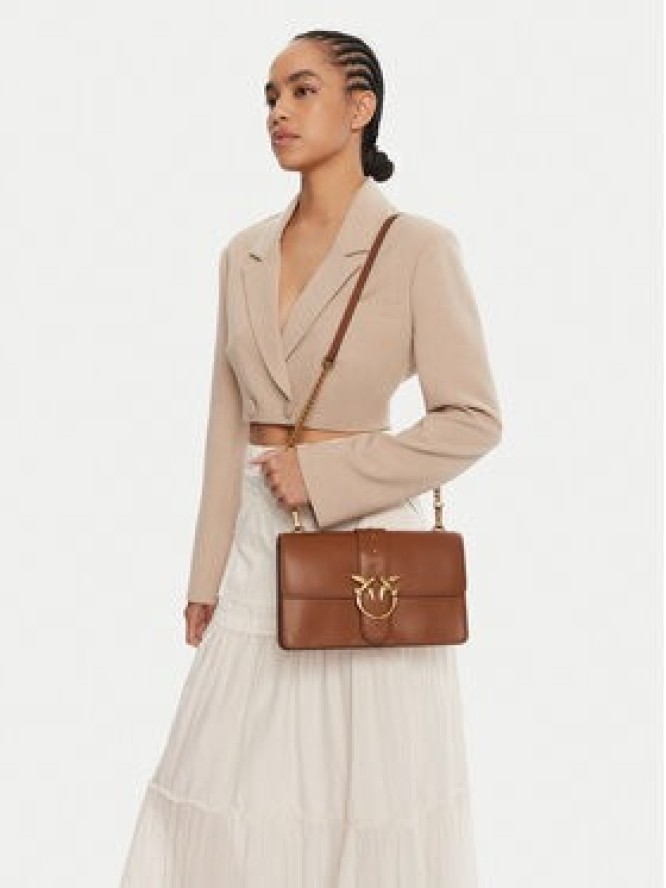 PINKO Torebka Love One Classic ST.CL Al 25-26 PLTT 105857 A0F1 Brązowy