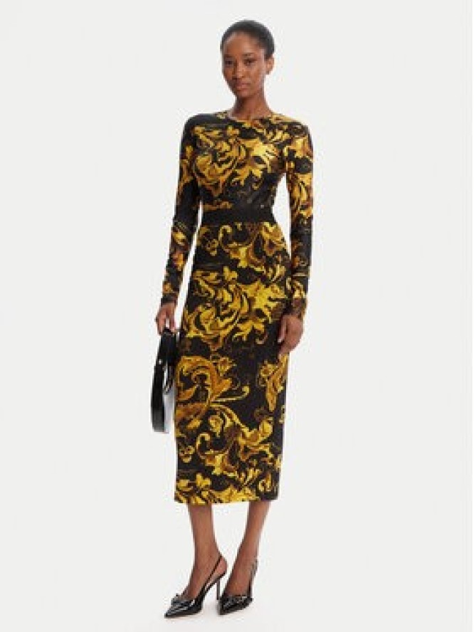 Versace Jeans Couture Spódnica ołówkowa 79HAE806 JS500 Czarny Slim Fit