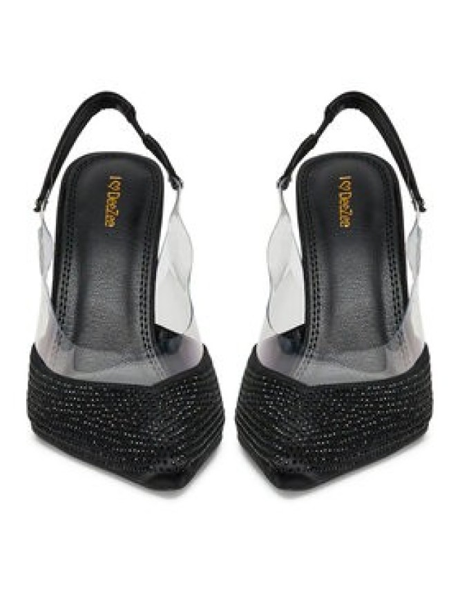 DeeZee Sandały Monica Black RU Czarny