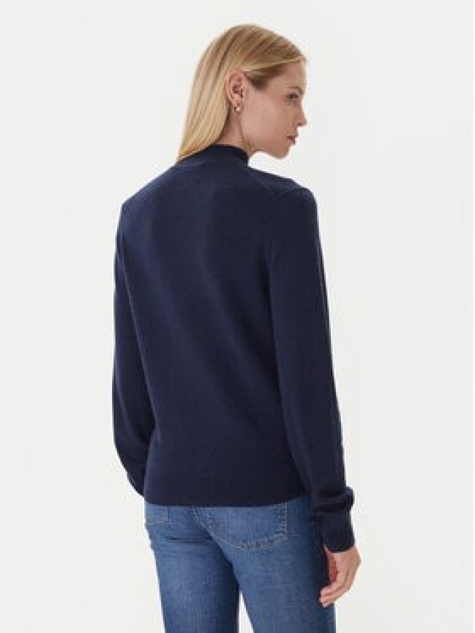 Tommy Hilfiger Sweter WW0WW47468 Granatowy Regular Fit