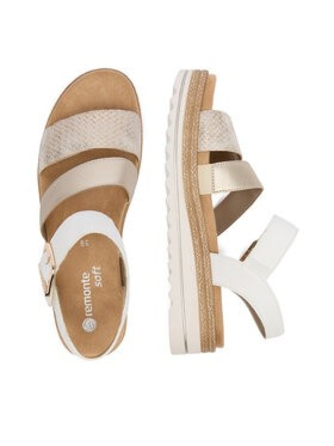 Remonte Sandały CEO-D0Q55-92 Złoty