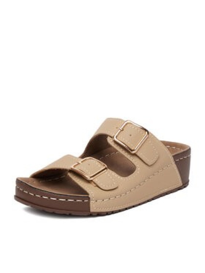 Go Soft Klapki CEO-W21202 Beżowy