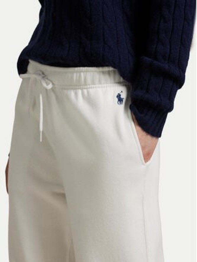 Polo Ralph Lauren Spodnie dresowe 211977959003 Biały Wide Leg