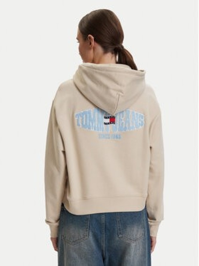 Tommy Jeans Bluza DW0DW22357 Beżowy jasny Regular Fit