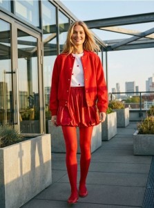 Bawełniana koszulka z aplikacjami 3D - biały