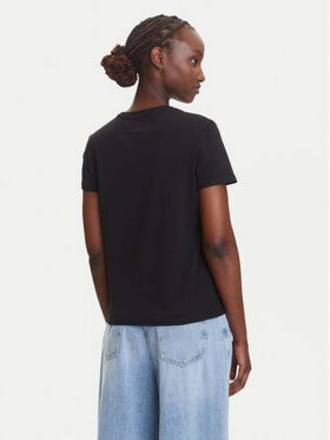 Tommy Jeans T-Shirt Essential DW0DW21404 Czarny Regular Fit