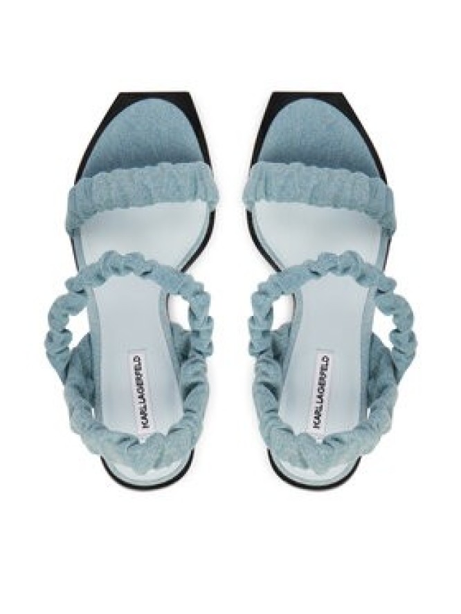 KARL LAGERFELD Sandały KL39116D Niebieski