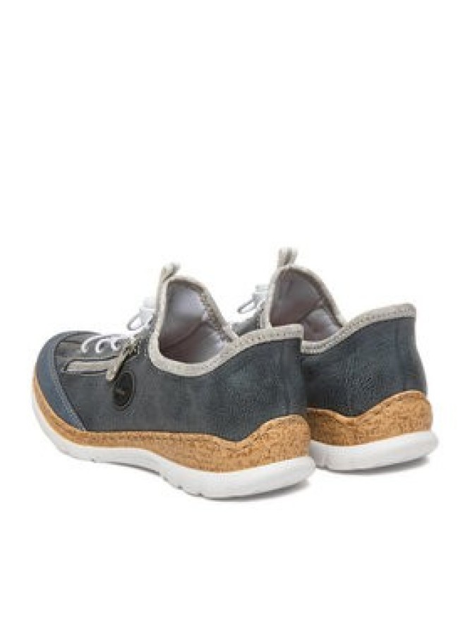 Rieker Półbuty N42F2-14 Granatowy