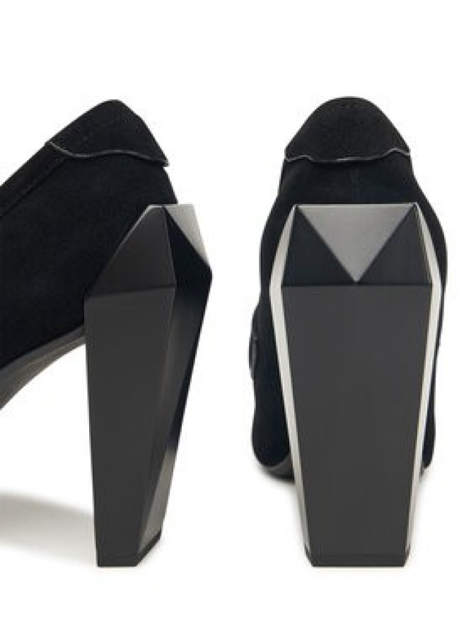 United Nude Półbuty Gem Loafer Hi 10955560195 Czarny