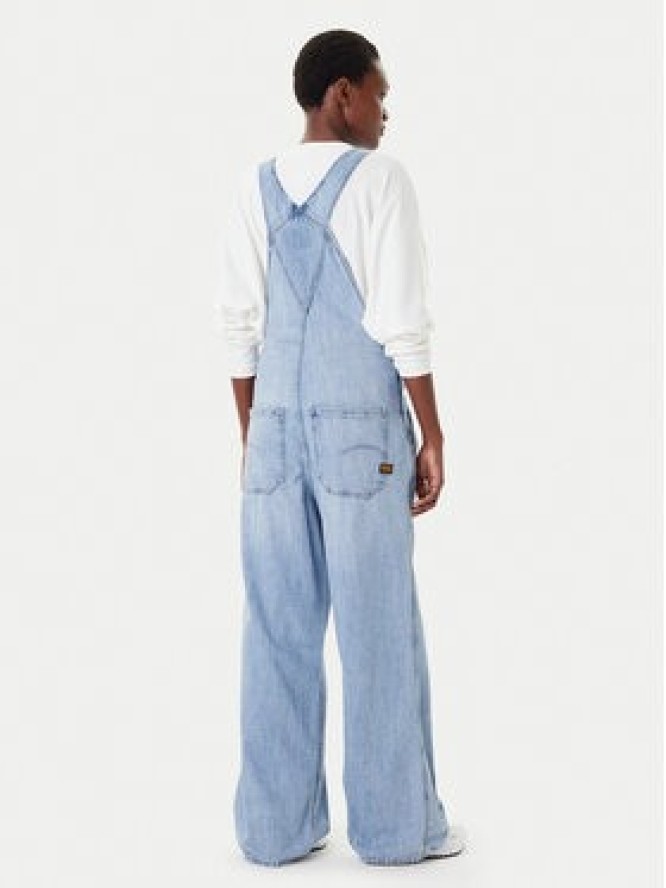 G-Star Raw Ogrodniczki D24398-D536 Niebieski Straight Fit