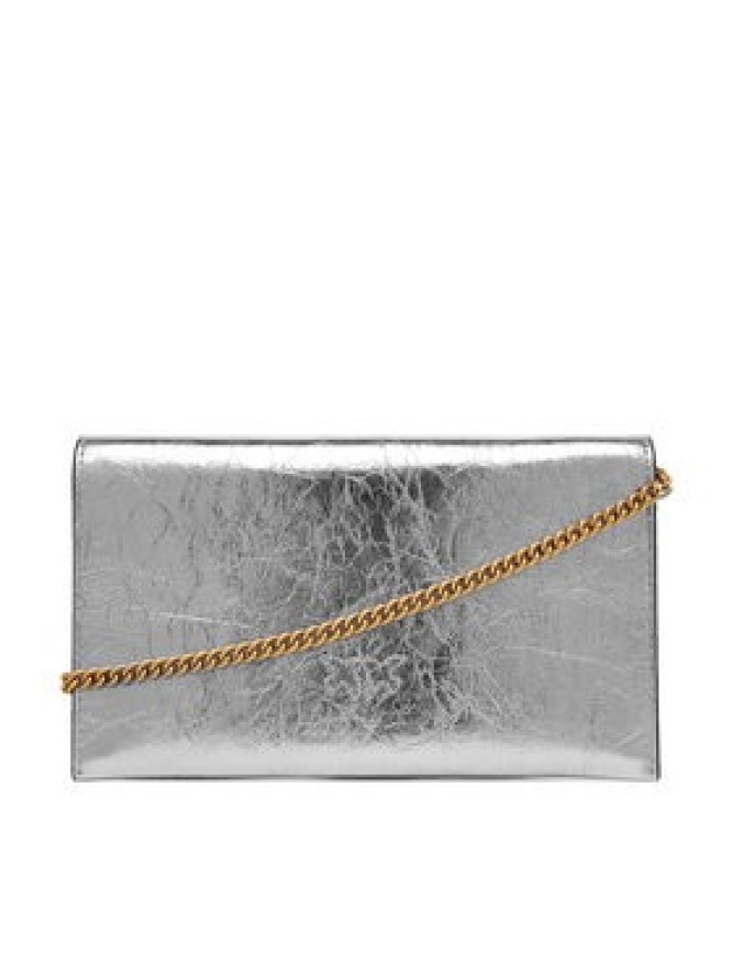 PINKO Torebka Flat Purse Mini AI 25-26 PCPL 105347 A2OT Srebrny