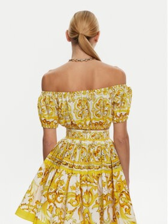 Dolce&Gabbana Bluzka F755RT HH5BA Żółty Regular Fit