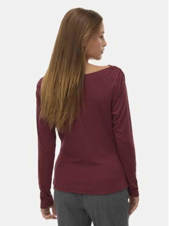 Vero Moda Bluzka Ice 10340793 Bordowy Regular Fit