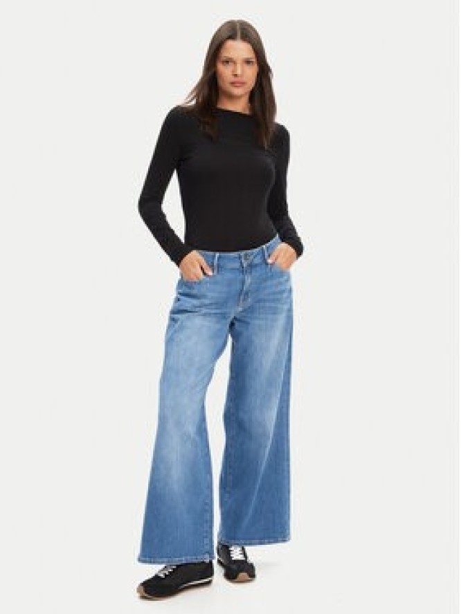 Guess Jeans Bluzka W4YI22 J1314 Czarny Regular Fit