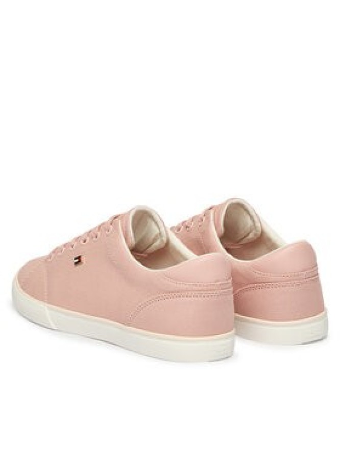 Tommy Hilfiger Tenisówki Th Low Profile Vulc Canvas FW0FW09102 Różowy