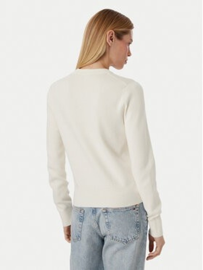 Tommy Hilfiger Sweter Full WW0WW52298 Kremowy Regular Fit