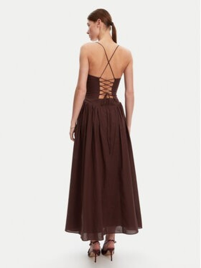 Bardot Sukienka wieczorowa 59786DB Brązowy Regular Fit