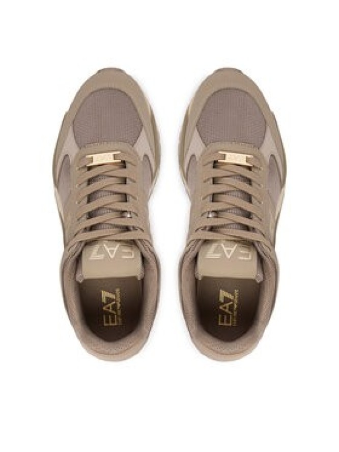 EA7 Emporio Armani Sneakersy 7X000656 AF13550 MZ697 Brązowy