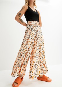 Spodnie palazzo z lejącej wiskozy