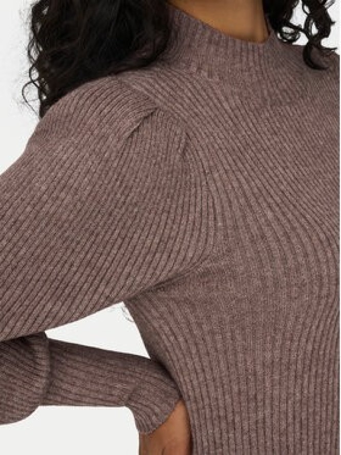 ONLY Sukienka dzianinowa Katia 15232502 Brązowy Comfort Fit