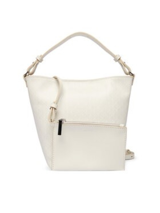Calvin Klein Torebka Emblem Aop Sm Bucket Crossbody LV04F3506G Biały