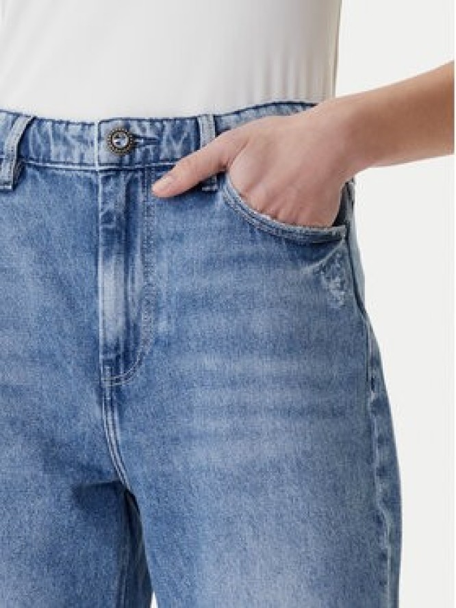 Guess Jeansy W6RA33 D3Y0U Niebieski Straight Fit