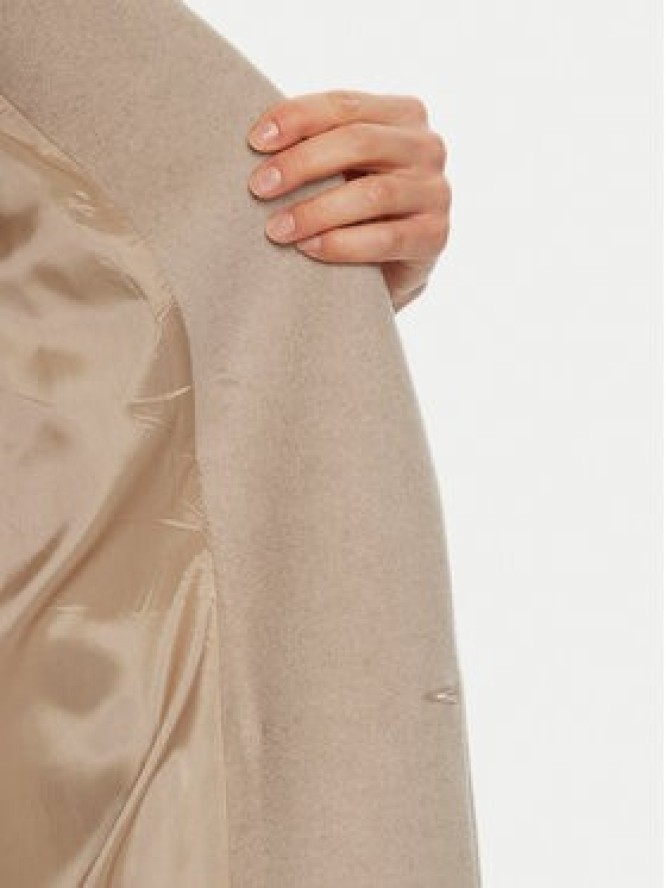 ACCESS FASHION Płaszcz przejściowy 44-9001-119 Beżowy Relaxed Fit