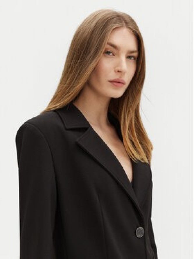 Guess Płaszcz przejściowy W5RL08 WGVF2 Czarny Regular Fit