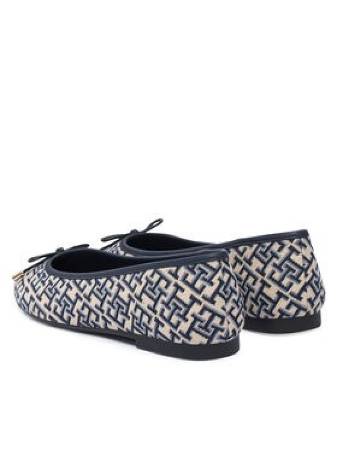 Tommy Hilfiger Baleriny Th Charm Jacquard Ballerina FW0FW09504 Kolorowy