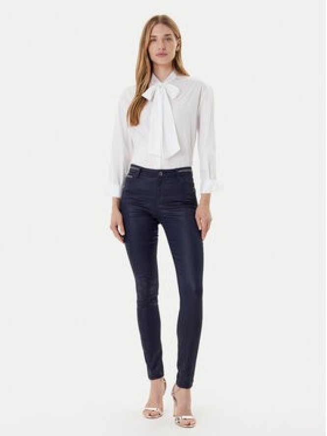 Morgan Spodnie materiałowe 212-PALONA Granatowy Slim Fit
