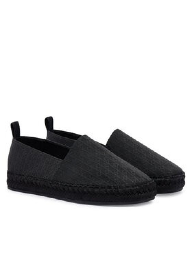 Calvin Klein Espadryle All Over CK HW0HW02933 Czarny