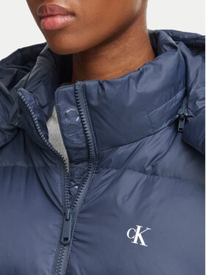 Calvin Klein Jeans Kurtka puchowa Essential LV047H500G Granatowy Relaxed Fit