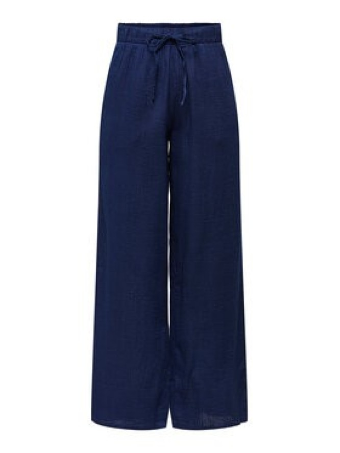 ONLY Spodnie materiałowe Leoni 15367285 Granatowy Regular Fit