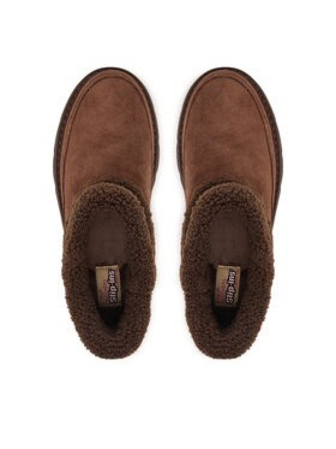 Skechers Śniegowce Bobs Keepsakes Lite - Winter Snug 114895 Brązowy ciemny