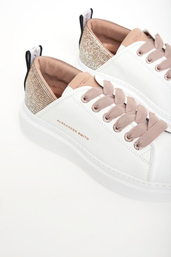 Sneakersy skórzane damskie Wembley Woman ALEXANDER SMITH