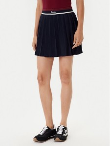Guess Spódnica plisowana V5BD02 Z1152 Granatowy Regular Fit