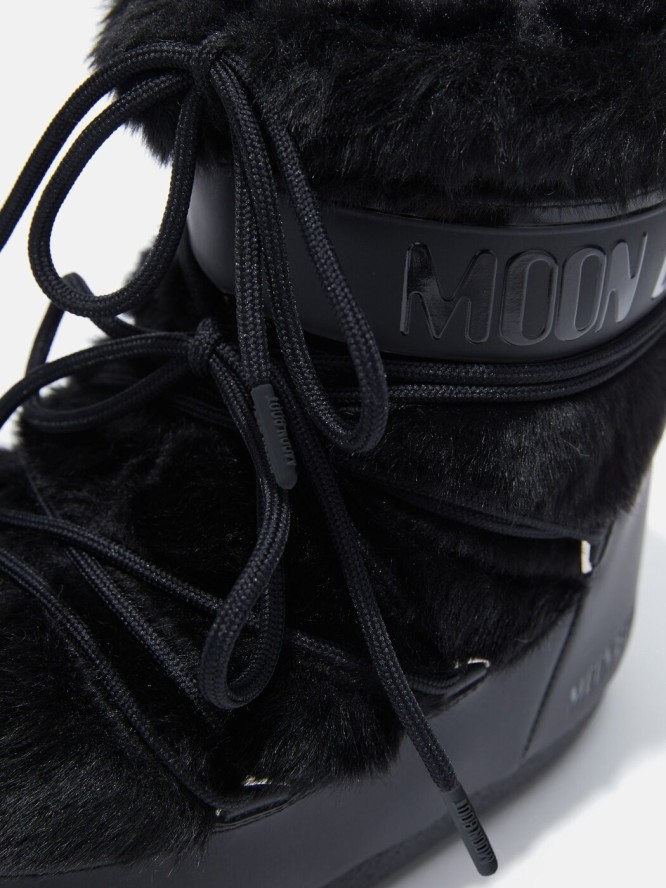 Śniegowce damskie Moon Boot ICON LOW FAUX-FUR BOOTS