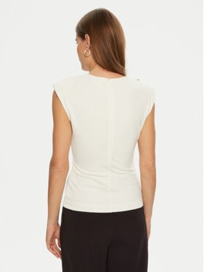 Marciano Guess Bluzka 5RGP07 6263A Écru Regular Fit