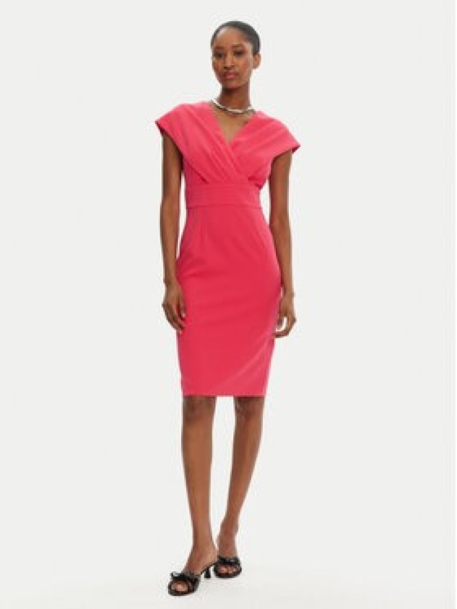 Rinascimento Sukienka koktajlowa CFC0122760003 Różowy Regular Fit