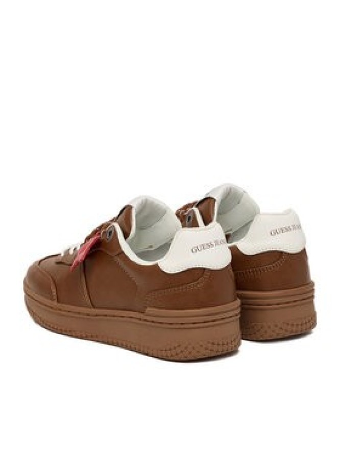 Guess Jeans Sneakersy EO-GSJ120 Brązowy jasny