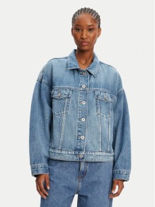 HUGO Kurtka jeansowa Lou 50541559 Niebieski Regular Fit