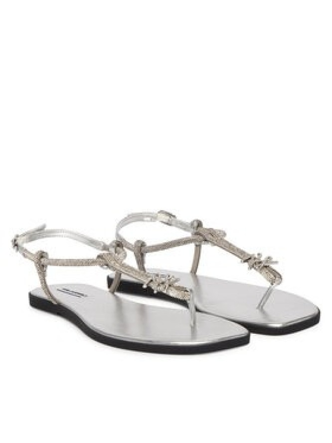 KARL LAGERFELD Sandały Olympia II KL87416 Srebrny