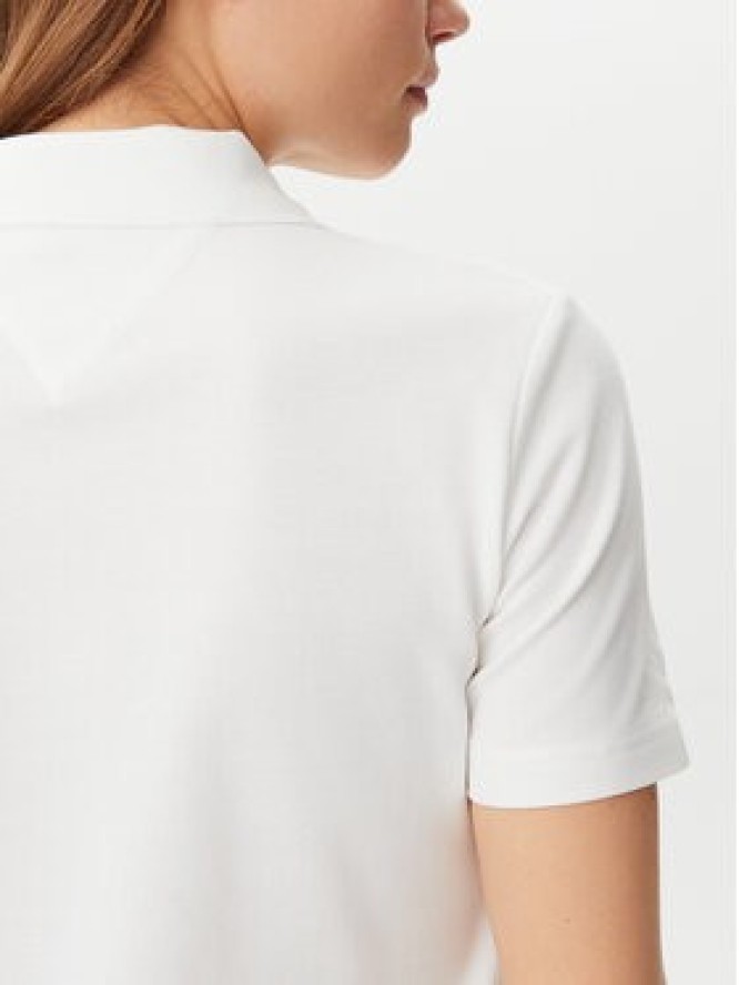 Tommy Jeans Sukienka codzienna Badge DW0DW20302 Écru Regular Fit