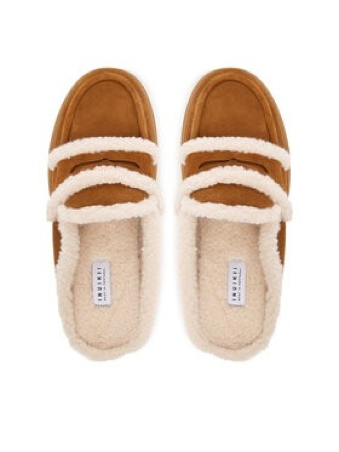 Inuikii Klapki Mule Wool 1004.017.0011 Brązowy