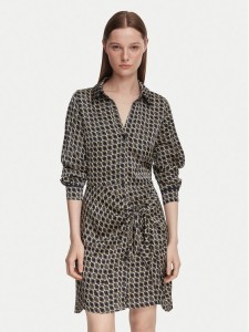 Guess Sukienka koszulowa W4YK35 WF1T2 Granatowy Regular Fit
