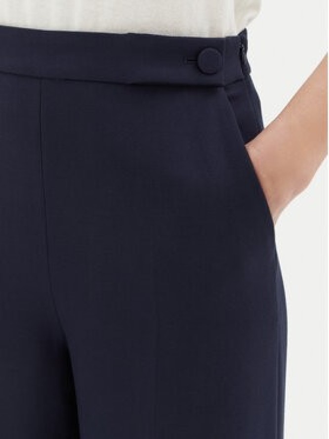 BOSS Spodnie palazzo Tupita 50531846 Granatowy Wide Leg