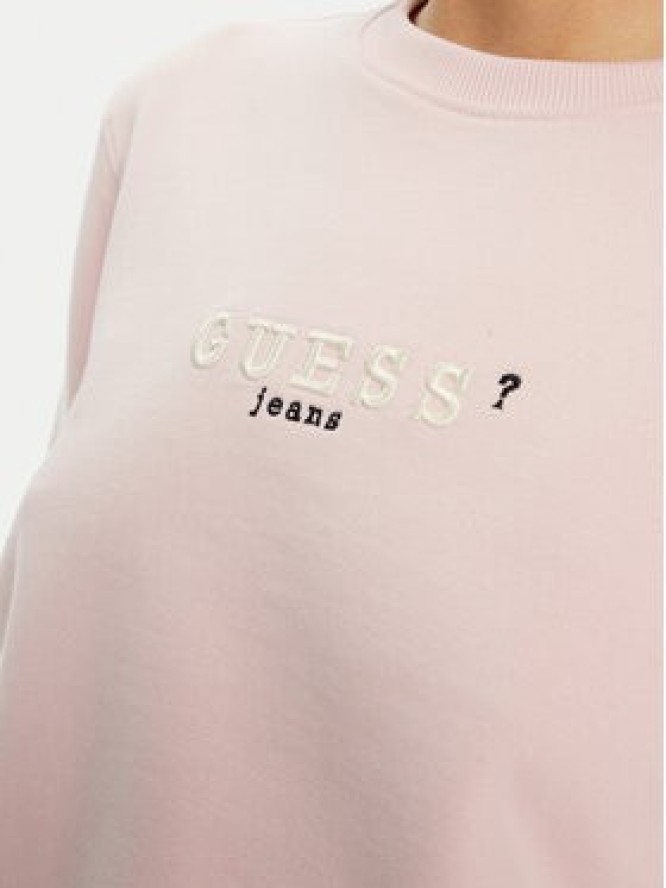 Guess Jeans Bluza W5RQ28 K68I4 Beżowy Regular Fit