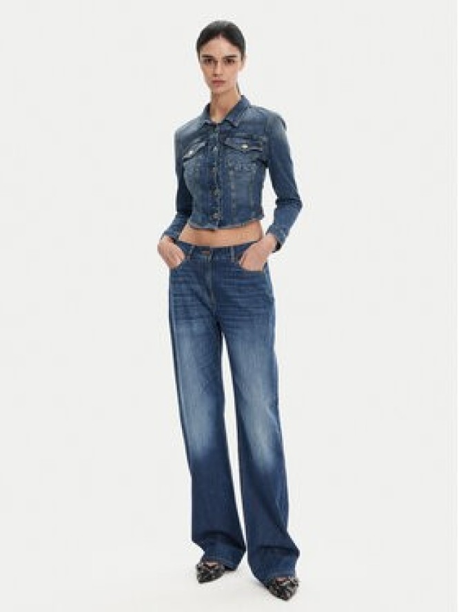 PINKO Kurtka jeansowa 104972 A2I5 Niebieski Regular Fit
