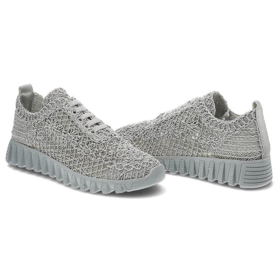 Szare Półbuty New Performance Damskie Wygodne Obuwie