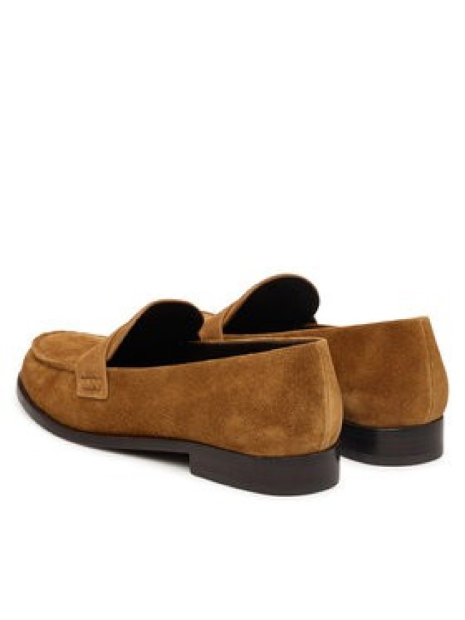 Tory Burch Loafersy Penny 178119 Brązowy